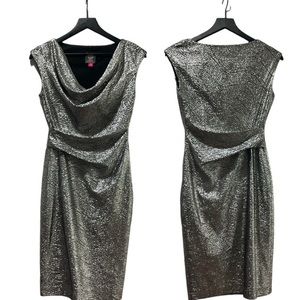 Excellent preloved condition Vince Camuto metallic dress